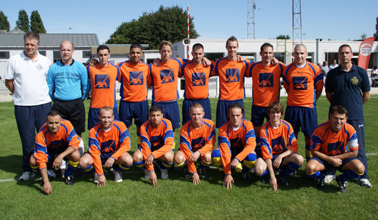 De ploeg waarmee Sporting Burcht tegen Horendonk een gelijkspel binnen haalde.