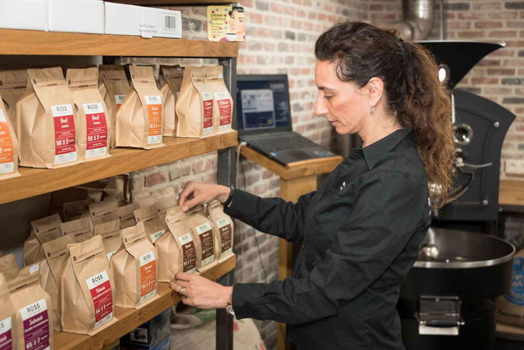 ROSS Coffee medezaakvoerder Sabrina Vanden Abeele