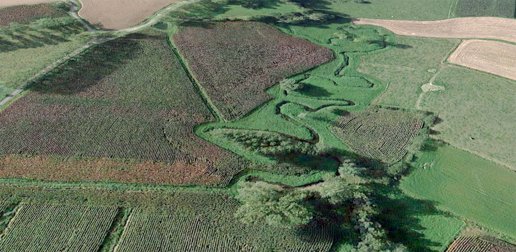 Barbierbeekvallei en bufferzone (foto: Provincie Oost-Vlaanderen