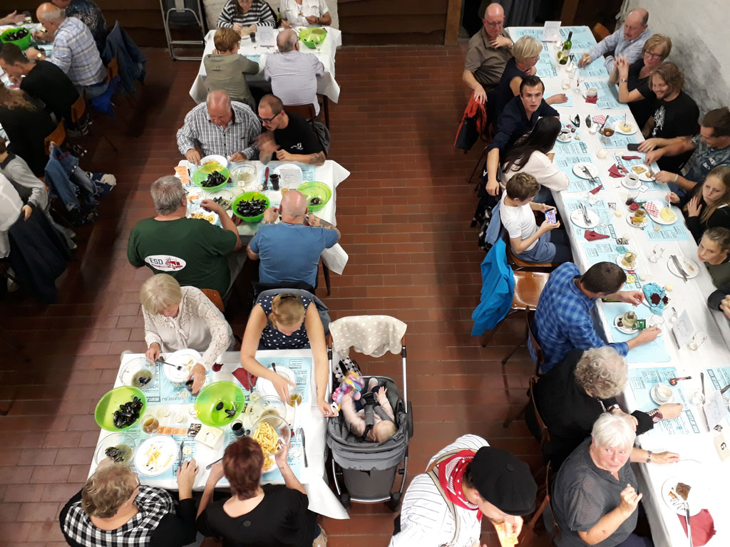 sfeerbeeld van het mosselfeest uit 2018