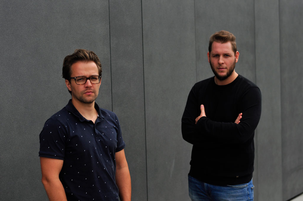 Hoplr oprichters Jonas Heirwegh (links) en Jennick Scheerlink (rechts) Hoplr oprichters Jonas Heirwegh (links) en Jennick Scheerlink (rechts)
