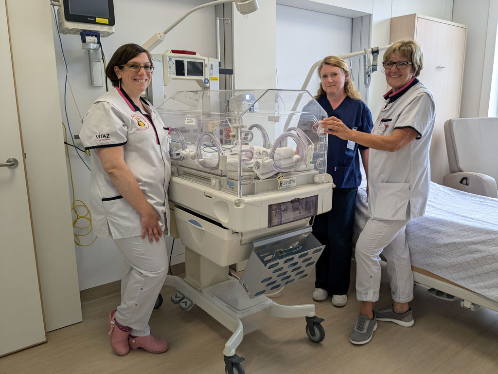 Nathalie De Wolf, Dr. Covents, Marleen Van Puymbroeck in de koalakamer, © Vitaz