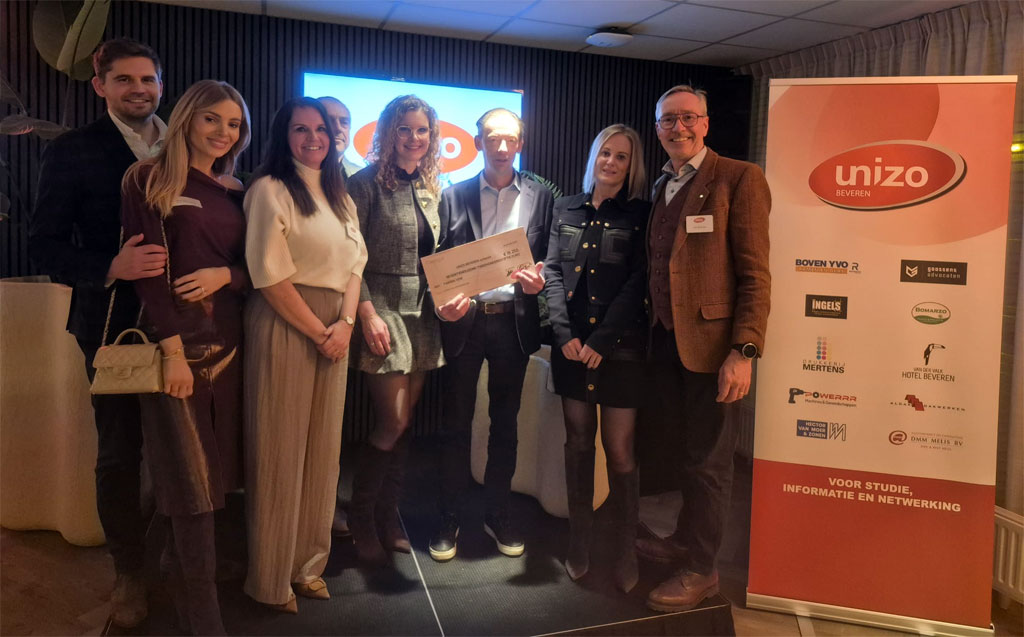 UNIZO Beveren-Kruibeke-Zwijndrecht schenkt cheque van 19 250 euro aan vzw Tarara