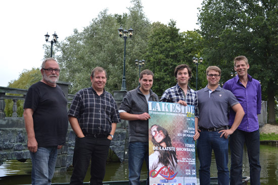 Johan Lapère, Gaby Six, stefaan Van Hoecke, Frederik Meulewaeter, Wouter Danckaert en Joris Walraet